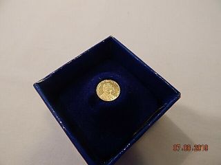 Ronald Reagan 24K Gold Presidential Inaugural Medal Mini Coin Comes With No. 5