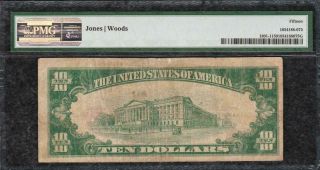 1929 $10 Fort Worth National Bank Fort Worth Texas TX - PMG Choice Fine 15 - C2C 2