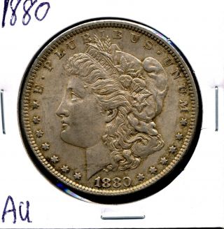 1880 $1 Morgan Silver Dollar In Au