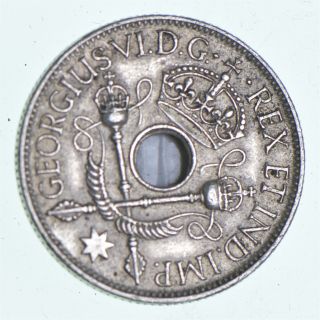 1945 Guinea 1 Shilling - World Silver Coin - 5.  3g 721
