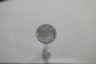 Germany War Money Token 10 Pfennig 1920 Fulda A99 R709