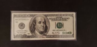 2006 One Hundred Dollar Star Note Bill.  $100 Crispy