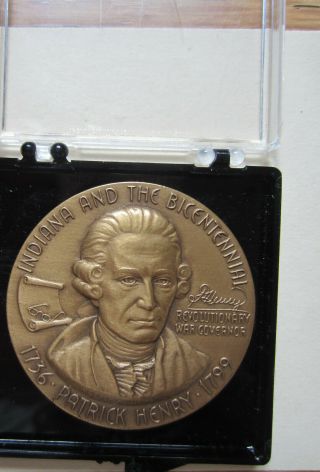 Indiana State Numismatic Association Revolutionary War Governor Medal (K90) 3