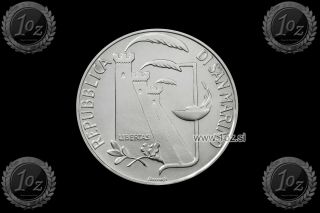 SAN MARINO 1000 LIRE 1988 (SEOUL OLYMPICS) SILVER Commemor.  coin (KM 217) UNC 2
