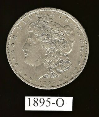 Morgan Silver Dollar: 1895 - O (estimated Grade: Vf, )