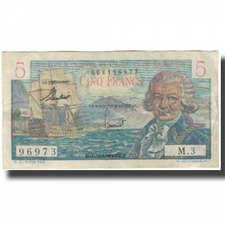 [ 597031] Banknote,  French Equatorial Africa,  5 Francs,  Km:28,  Vf (20 - 25)