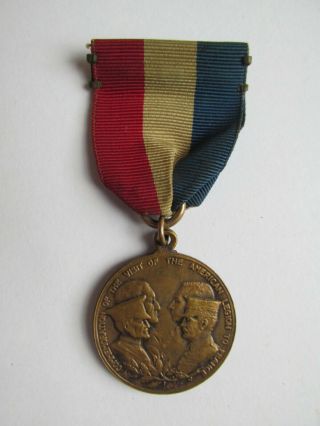 1927 American Legion Medal (commemoration Of The Amer.  Legion Visit To France)