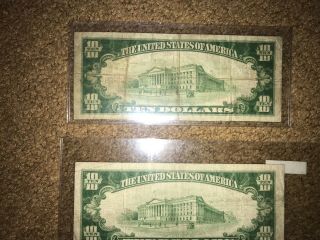1929 $10 First National Bank of Nanticoke PA National Currency - Includes 2 3