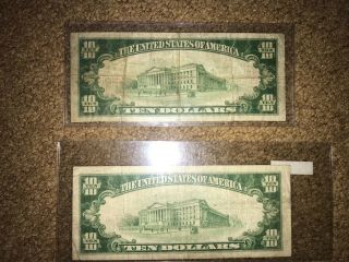 1929 $10 First National Bank of Nanticoke PA National Currency - Includes 2 4