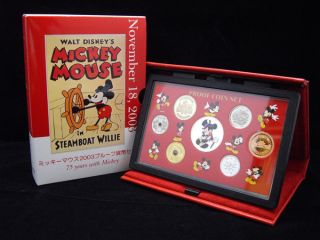 75th Anniv.  - Mickey Mouse Disney Proof Set Anniversary 2003