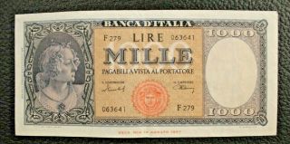 1947 1000 Lire Banco D 
