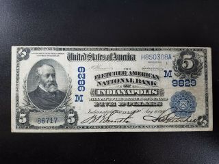 1902 Date Back National Bank Note - Fletcher American National Bank Of.