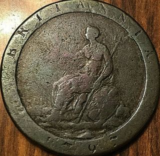 1797 Uk Great Britain George Iii Cartwheel Penny