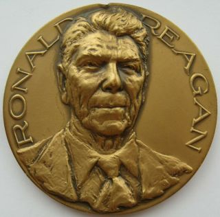 Medallic Art Ronald Reagan Presidential Inaugural Bronze Medal 164gr 70mm