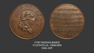 1797 Middlesex George Iii Condor Token Dh - 197 (dalton And Hammer 197)