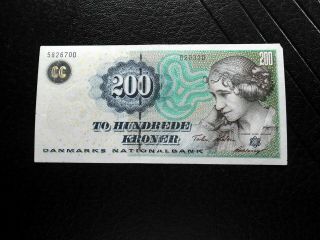 Denmark 200 Kroner Banknote