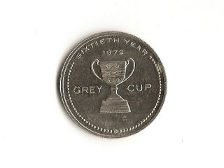 1972 - 60th Anniversary Grey Cup Dollar - Canadian Football Hall Of Fame - Ncc