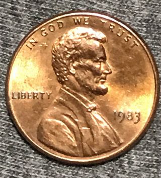 1983 - Double Die Reverse Lincoln Cent