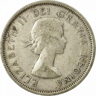 [ 533307] Coin,  Canada,  Elizabeth Ii,  25 Cents,  1955,  Royal Canadian