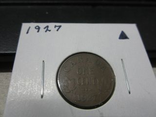 1927 - Canada 1 Cent - Canadian Penny -