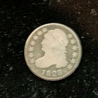 1823 P Us Capped Bust Dime - Small 