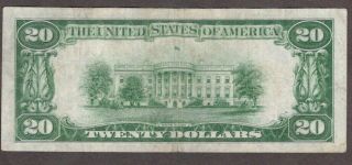 1928 $20.  00 Small - Sized Gold Certificate,  VF, 2