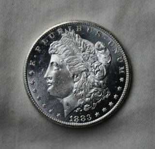 1883 - Cc Morgan Cameo Dmpl Silver Dollar,  Deep Mirror Proof - Like Gem