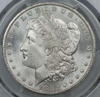 Better Date Pcgs Ms64,  1882 - Cc Morgan Silver Dollar $1 (dnx41)