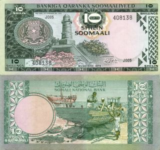 Somalia - 10 Shillings 1975 P.  18