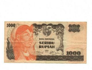 Bank Of Indonesia 1000 Rupiah 1968 Vf