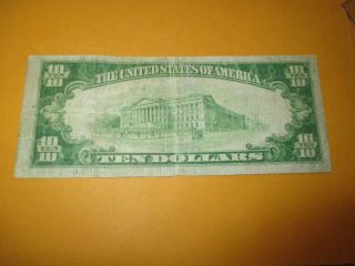 1929 $10 THE FARMERS AND MINERS NATIONAL BANK OF BENTLEYVILLE,  PENNSYLVANIA 3