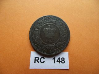 Nova Scotia.  One Cent (1861) Rc148