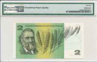 Reserve Bank Commonwealth of Australia $2 ND (1968) PMG 66EPQ 2
