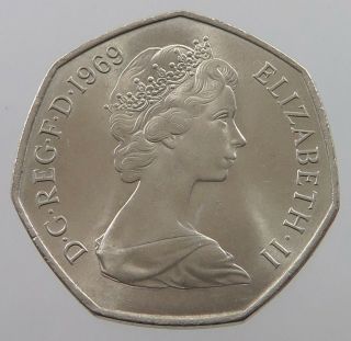 Great Britain 50 Pence 1969 Ps 179