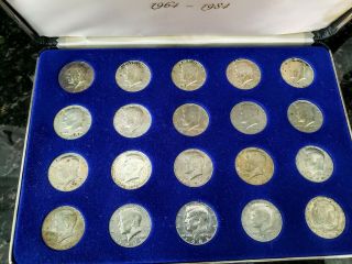64 Kennedy Half Dollar Date Set 1964 - 1984 20 Coins Unc - Proof