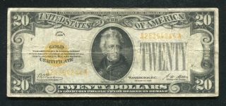 Fr.  2402 1928 $20 Twenty Dollars Gold Certificate Currency Note