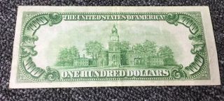 1929 $100 BILL NATIONAL CURRENCY FEDERAL RESERVE BANK OF YORK 3