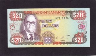 Jamaica $20 1995 P 72e Unc