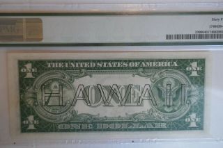1935 - A $1 Hawaii Silver Certificate - rarer C/C Block PMG 64 = Choice Uncirculat 3