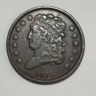 1832 Classic Head Half Cent Ef