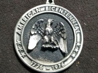 1776 - 1976 American Bicentennial Medal Looped Eagle High Relief 60 Mm