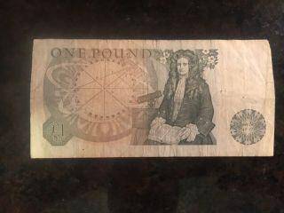 Bank Of England One Pound 2