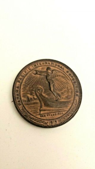 1915 Ppie Panama Pacific Exposition Montana Fund Dollar