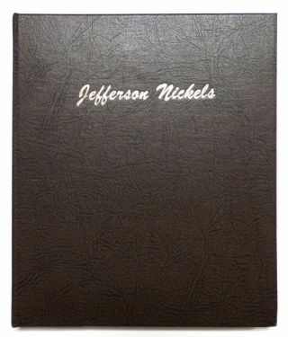 1938 - 2015 Book Of Jefferson Nickels No Proofs 198 Coins In Dansco Album