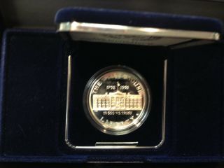 1992 - W White House 200th Anniversary Silver Commemorative Coin Box