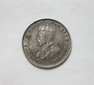 Australia.  Silver 3 Pence,  1934.  King George V.