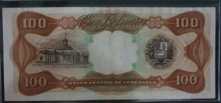 Banco Central de Venezuela - Marzo - 5 - 1974 Banknote - 100 Bolivares. 2
