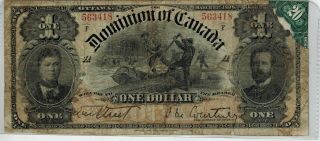 Canada 1898 Dominion Of Canada $1 - Vg10 -