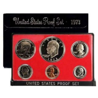 1973 United States Proof Set,  Government Packaging,