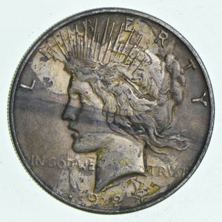 Early - 1927 - D - Peace Silver Dollar - 90 Us Coin 132